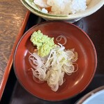 石挽　手打ち　いわもと - 薬味。