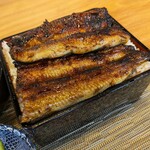 町田 うなぎ流木 - 上うな重(一匹分) 関西風地焼