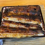 町田 うなぎ流木 - 上うな重(一匹分) 関西風地焼