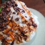DAIBAN COFFEE cafe - かき氷(コーヒー)1,580円✨エスプレッソにエスプーマ、カカオニブがかけてあります。
