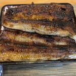 町田 うなぎ流木 - 上うな重(一匹分) 関西風地焼