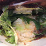 グリーティング - 野菜の下にご飯