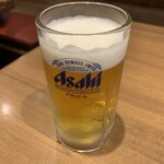 焼肉 鶯谷園 - 生ビール　715円