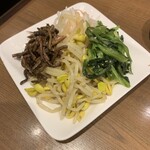 焼肉 鶯谷園 - ナムル　495円
