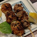 照の家 - つくね塩    ツナギ塩