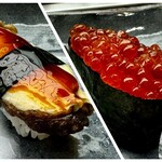 築地寿司清 - 煮鮑といくら❗️