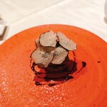 プチレストラン ブーケ・ド・フランス - 上から見るとたっぷりトリュフが乗ってますね〜^_^