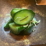 季節料理 よし野 - 胡瓜浅漬け