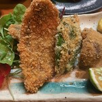 季節料理 よし野 - アジフライ