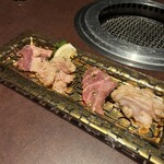 焼肉のMr.青木 - 「ハツ」「ツラミ」「ミノ」「上ホルモン」