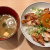 鳥徳 - たれ焼き親子丼セット（¥1,200）（税込）