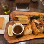 ロティサリーバール ダパウロ - チキンプレートランチ¥1500