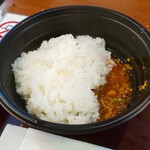 担担麺や 天秤 - 追い飯