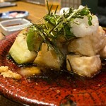 皿然 - トロ茄子と豆腐の揚げ出し