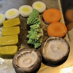 鉄板焼 石狩 - 季節の野菜