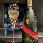 鉄板焼 石狩 - シャンパン