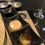 鉄板焼 石狩 - つけダレ