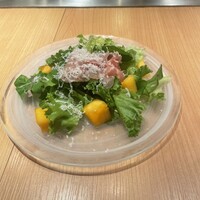 鉄板DINING O - 柿のサラダ