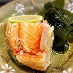 味勝鮨 - リクエストしていた毛ガニ甲羅詰め