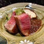 味勝鮨 - 宮崎牛のヒレステーキ