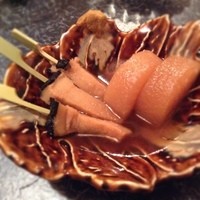 ふぐくじら - ころおでん
                  
                  ナガスクジラのコロをおでんに。
                  味のしゅんだ大根がまた旨しo(^▽^)o