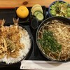 生そば 三勝 - ちょうちん天丼セット