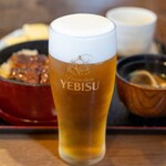 ちか定 - 2024.10 エビス 生ビール 中（650円）