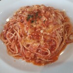 フェリチタ - 本日のパスタ 鴨肉とパルミジャーノ