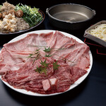 割烹 一の谷 - すき焼き