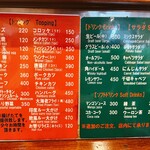 カリカル - メニュー