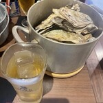 丼 あて 酒 えだかん - バケツ牡蠣