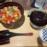 丼 あて 酒 えだかん - 龍宮丼