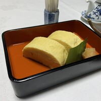 山ばな平八茶屋 - 巻き立てのだし巻き玉子