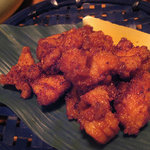 水剌間 - 和牛ミノサンドのから揚げ 