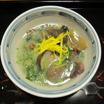 比良山荘 - 蓋物  百合根饅頭