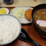 丸福 うどん店 - カレーうどん（定食）