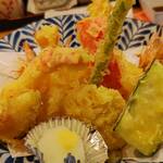 すし和食のお店田まい - 天麩羅盛り合わせ (車海老)