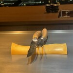 鉄板焼 石狩 - 牛さんの角