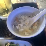 中華料理 香満園 - 玉子スープ