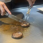 鉄板焼 石狩 - バター醤油です