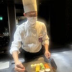 鉄板焼 石狩 - 焼き野菜