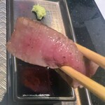 鉄板焼 石狩 - たれにつけて