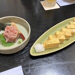 魚亭　岡ざき - 玉子焼き　ネギトロ梅水晶
