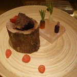 IL TEATRINO DA SALONE - 前菜２：豚ホホ肉のコンフィ（2014.4）