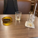 ミモザ - 飲み干したアイスコーヒー…