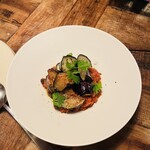 Pitan BISTRO and CAKES - 揚げ茄子とラムミートのカポナータ（税込1,050円）