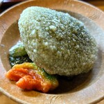 くつきそば 永昌庵 - よもぎもち揚げ