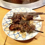 大坂屋 - 煮込み一通り3種類2回目
シロ（腸）フワ（肺）、ナンコツ（喉）