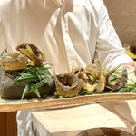 銀座 しのはら - 子持ち鮎