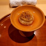銀座 しのはら - 無花果の胡麻味噌焼き